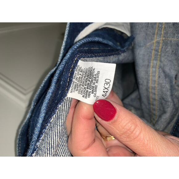 L.L. Bean Men's Classic Fit Straight Jeans Blue Size 44x30 Denim‎ - Picture 5 of 5